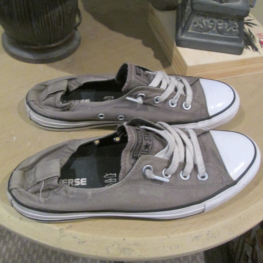 CONVERSE All Star SNEAKERS gray ELASTIC BACK